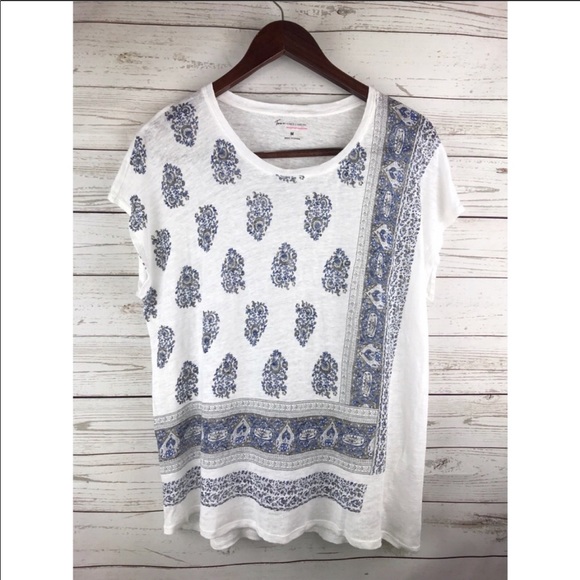 Vince Camuto Tops - Vince Camuto Boho Linen Top M
